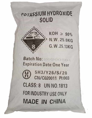 합성 세제 1310-58-3을 위한 90% 플레이크 코우 수산화 칼륨