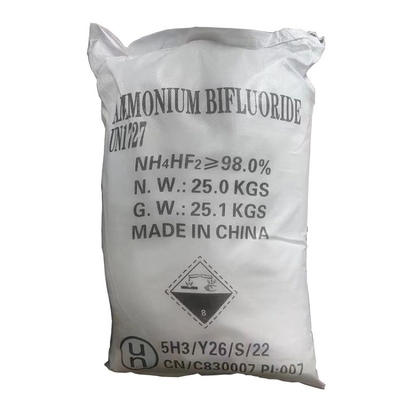 금속 제조에 사용되는 암모늄 비플루오라이드, NH4HF2 처리용 물질 1341-49-7