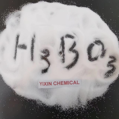 기술 순도 99.6% 흰색 결정 보리산, 붕산 56% CAS 10043-35-3 비료용 오르토보리산